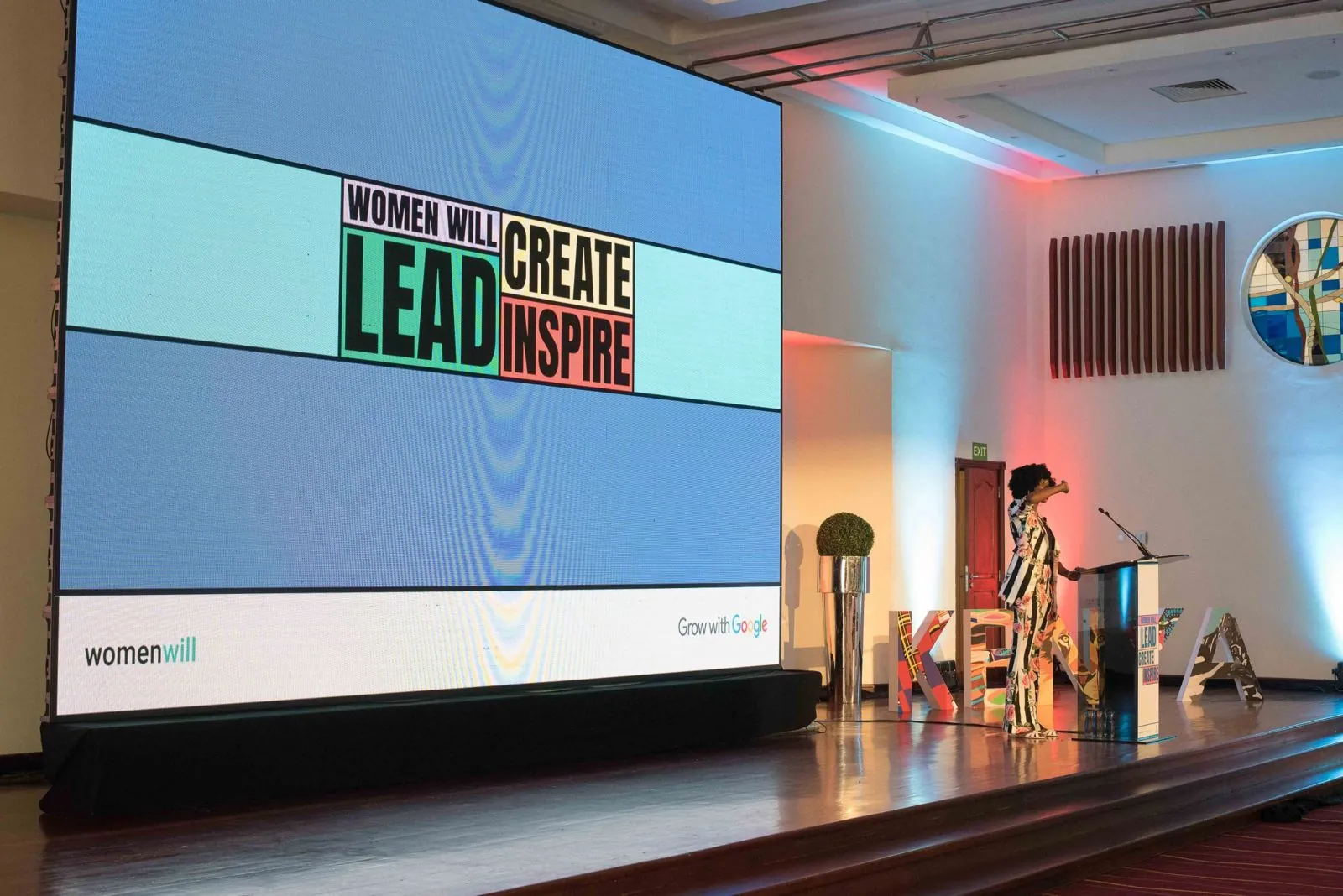 The Women Will: Lead, Create, Inspire stage for Google’s International Women’s Day 2019